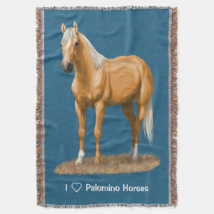 Couverture Beau Stallion Cheval Palomino Quarter