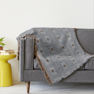 Couverture Beige Et Gris