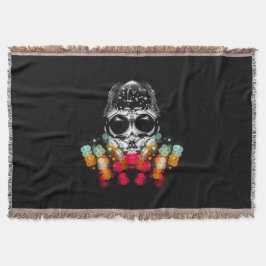 Couverture Belle araignée automnale avec Casquette Dewdrop