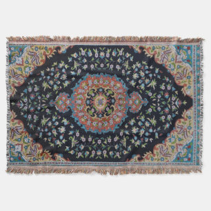 Couverture Belle Bleue Oriental Antique Kilim Rug
