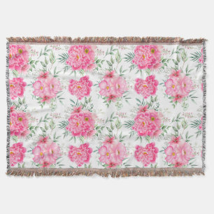 Couverture Belle Fleurs Aquarelle Motif Floral