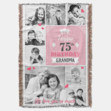 Belle photo d'anniversaire joyeuse pour grand-mère