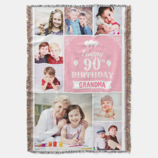 Couverture Belle photo d'anniversaire joyeuse pour grand-mère