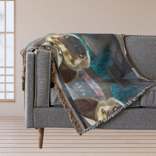 Couverture berger allemand Distorsion miroir