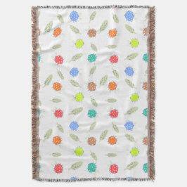 Couverture Bestiole mignon et motif sans couture feuille