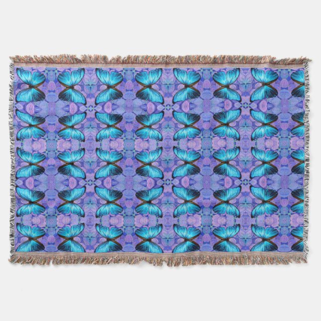 Couverture Beurre bleu à ouverture et hydrangée (Devant)