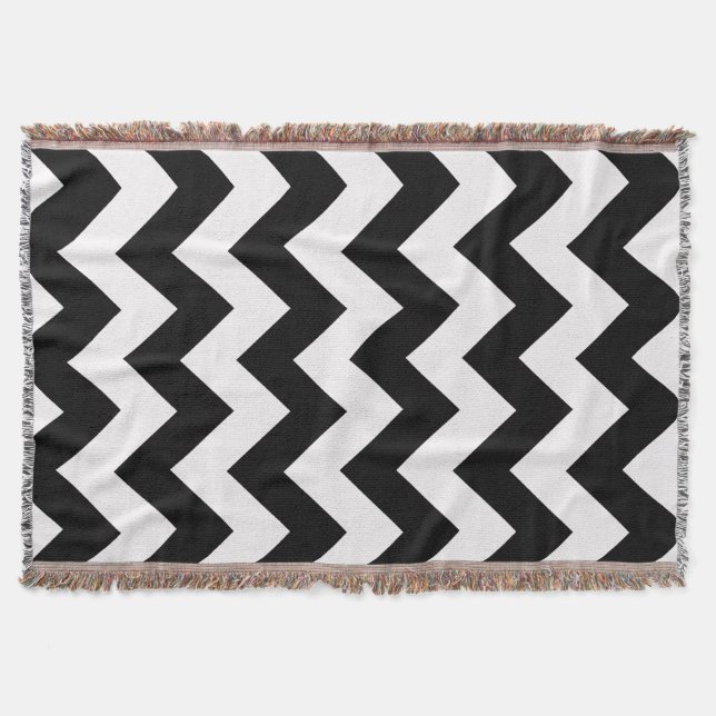 Couverture Black Bold Chevron (Devant)