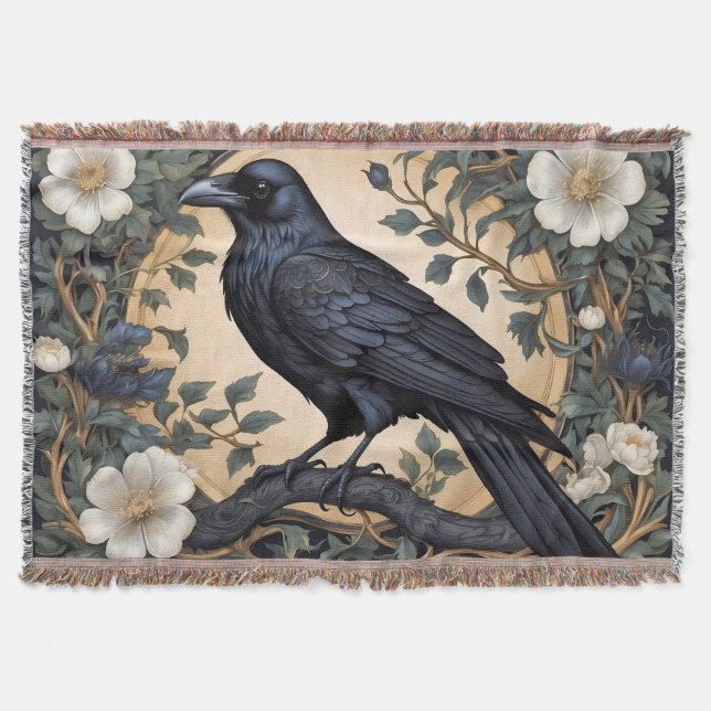 Couverture Black Raven William Morris inspiré (Devant)