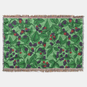 Couverture Blackberry en vert