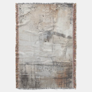 Couverture Blanc et en bronze noirs
