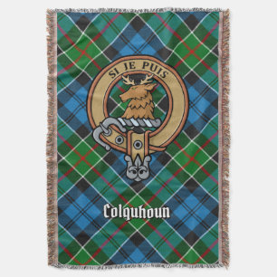 Couverture Blason de Clan Colquhoun sur tartan