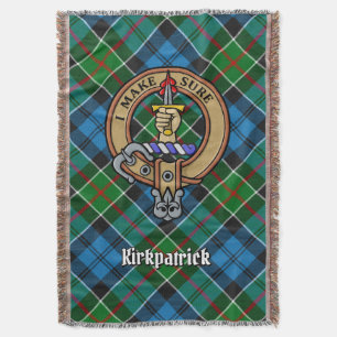 Couverture Blason de Clan Kirkpatrick sur tartan