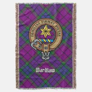 Couverture Blason de Clan Wardlaw sur tartan