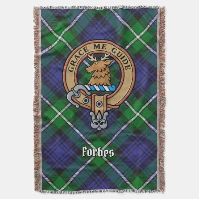Couverture Blason du clan Forbes sur tartan (devant Vertical)