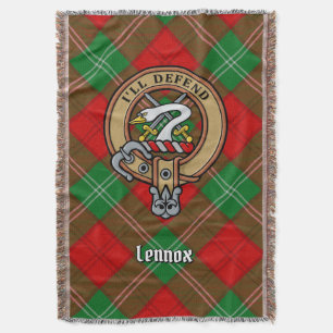 Couverture Blason du Clan Lennox sur tartan