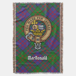 Couverture Blason du clan MacDonald sur tartan