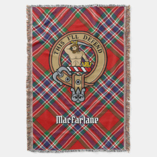 Couverture Blason du clan MacFarlane sur tartan