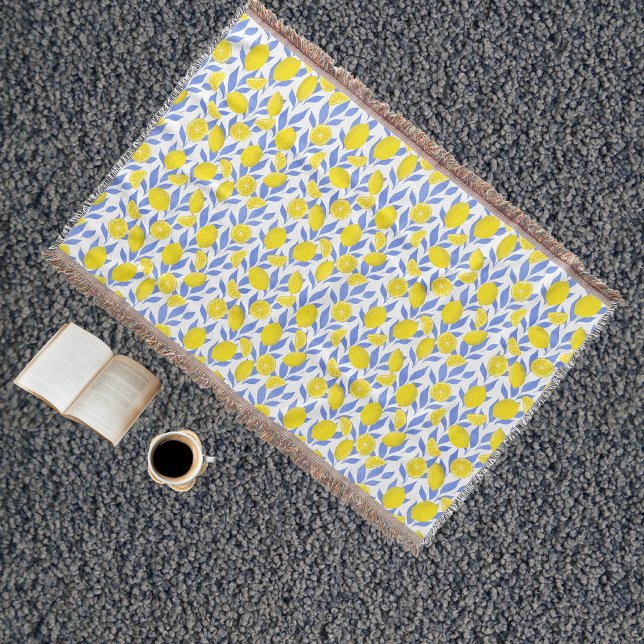 Couverture Bleu Citron Méditerranée (Créateur téléchargé)