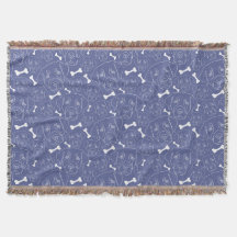 Bleu Lot Blanche pour les amateurs de chiens