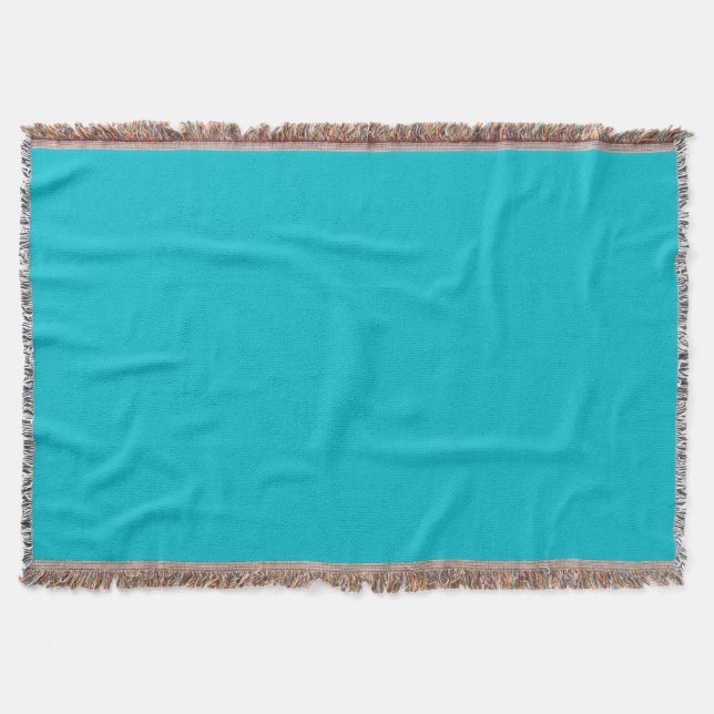 Couverture bleu turquoise (Devant)
