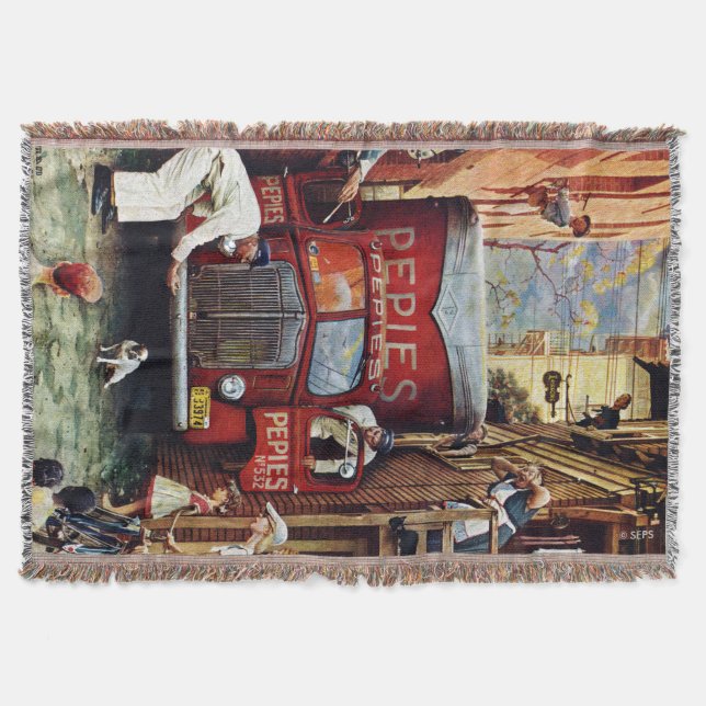 Couverture Bloc routier par Norman Rockwell (Devant)