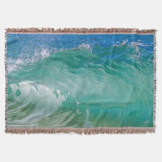 Couverture Blue Ocean Summer Beach Waves (Devant)
