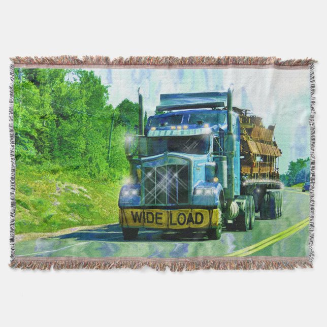 Couverture Blue Wide Chargement échafaudage Truck'amants' Art (Devant)