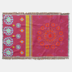 Couverture BOHO1 Mandala - Plaid Déco