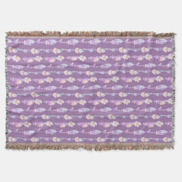 Couverture Boho plumes perles aquarelle art motif lancer