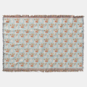 Couverture Boho Snowman Desert Vacances Papier d'enveloppemen