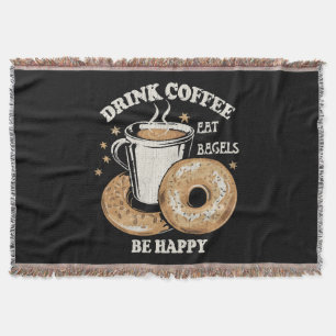 Couverture Boire du café manger des bagels être heureux