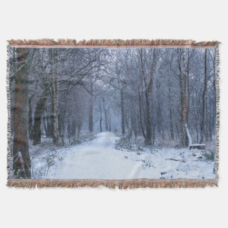 Couverture Bois écossais de jacinthe des bois en hiver