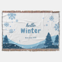 Bonjour Hiver, Première Neige, Saison Froide