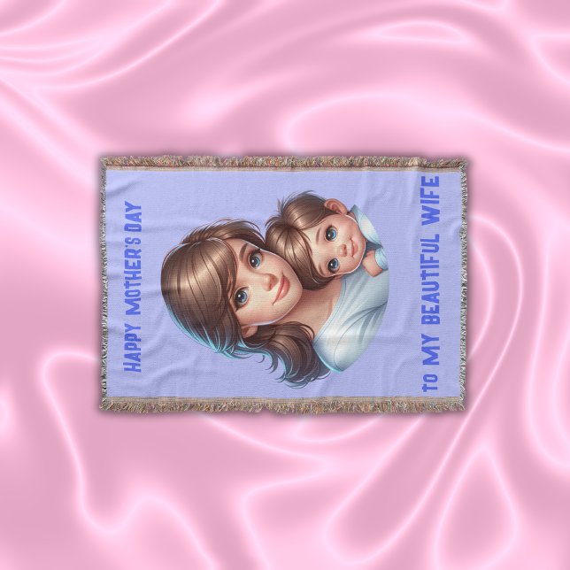 Couverture Bonne fête des mères à ma belle femme | (Créateur téléchargé)