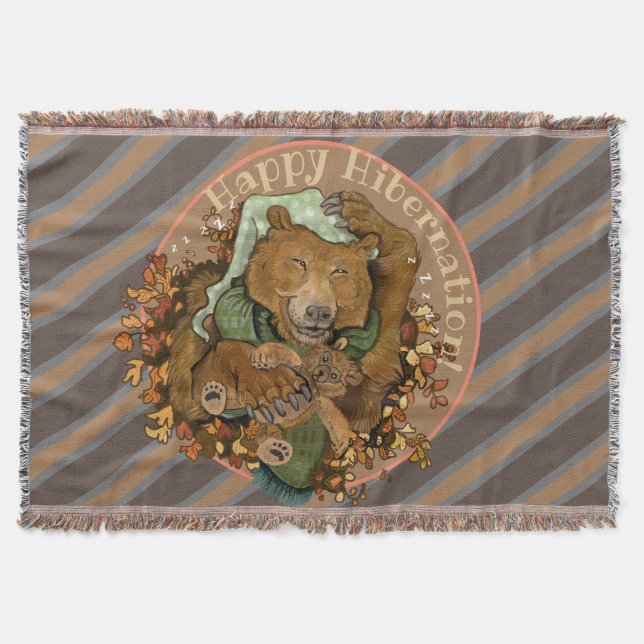 Couverture Bonne Hibernation Cendly Bear (Devant)