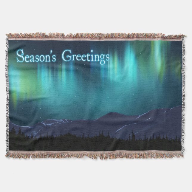 Couverture Bonnes Fêtes - Aurora Borealis (Devant)