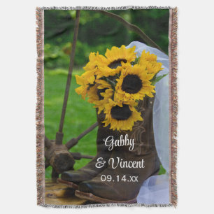 Couverture Botte Russe de Tournesols Mariage de l'Ouest