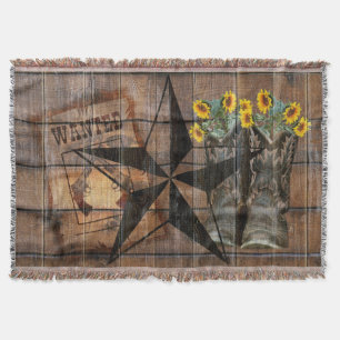 Couverture Bottes Russe Texas Star Western Pistol Cowboy