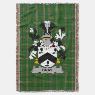 Couverture Bris irlandais ou manteau McBray d'armoiries Famil