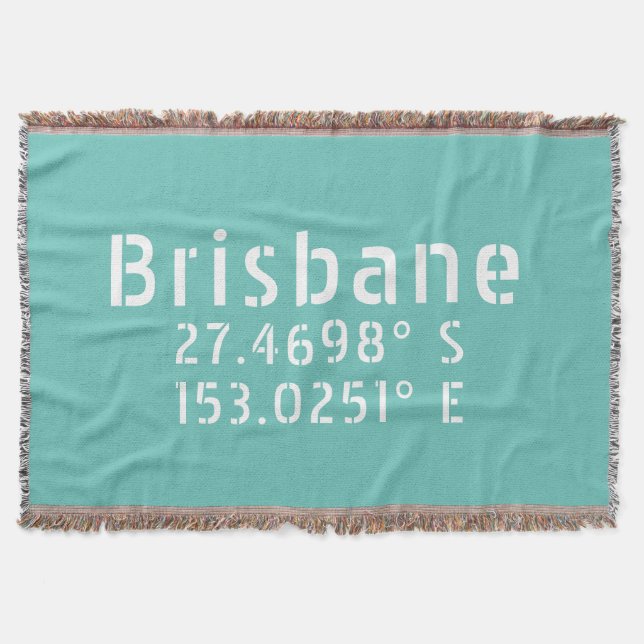 Couverture Brisbane QLD Latitude Longitude (Devant)