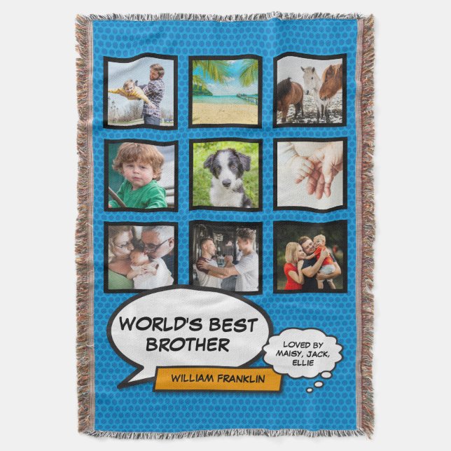 Couverture Brother Photo Collage bande dessinée Livre amusant (devant Vertical)