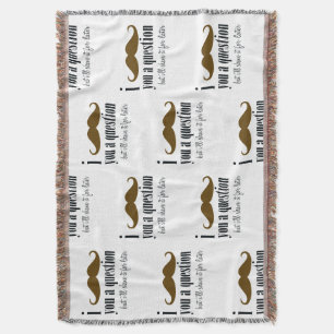 Couverture Brown Mustache You Une Question Amusant Humour