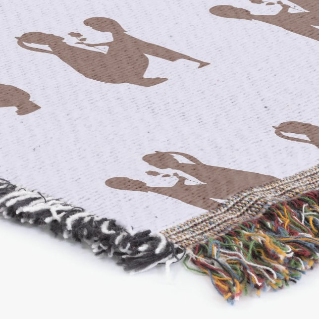 Couverture Brown silhouette mère et enfant (Coin)