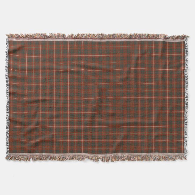 Couverture Bruce Clan Patiné Tartan (Devant)