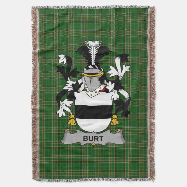 Couverture Brûlure irlandaise ou blouse d'armoirie de la fami (devant Vertical)