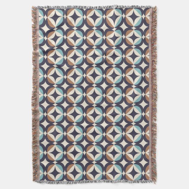 Couverture Brun moderne de la moitié du siècle et motif (devant Vertical)