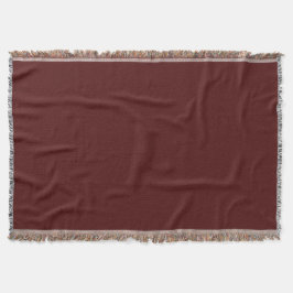 Couverture Burgundy Thon Blanket