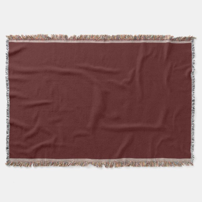 Couverture Burgundy Thon Blanket (Devant)