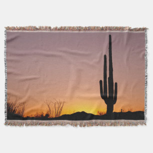 Couverture Cactus de Saguaro au coucher du soleil