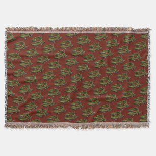 Couverture Cadeau couvrant de pêche allé de poissons de
